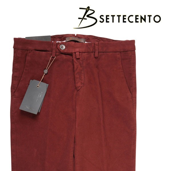 B SETTECENTO（ビーセッテチェント） パンツ 6008 ワインレッド 30 