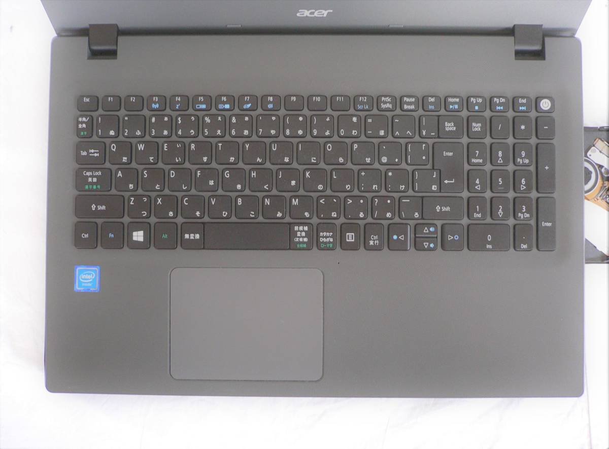 【極超美品】15.6HD(1366x768) エイサー Acer Aspire E5-532-A14D/k Cele-Max2.16GHz Win11Pro/HDD500G/MEM4G/Office2021Pro/Sマルチ即使_テンキー付キーボードは最適ストローク実現