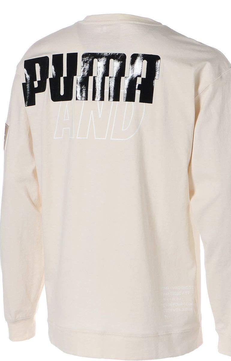 wind and sea puma コラボ L/S Tシャツ L サイズ ウィンダンシー 長袖 ロングスリーブ プーマ 新品未開封 完売 ファッションなデザイン 新品 wind コラボ Tシャツ 完売 thrasher sea and Tシャツ/カットソー(半袖/袖なし)