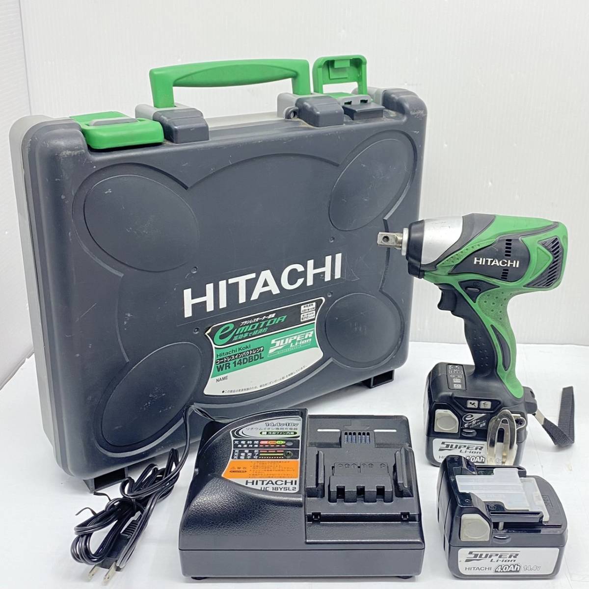 送料無料h32215 日立工機 Hitachi コードレス インパクトレンチ