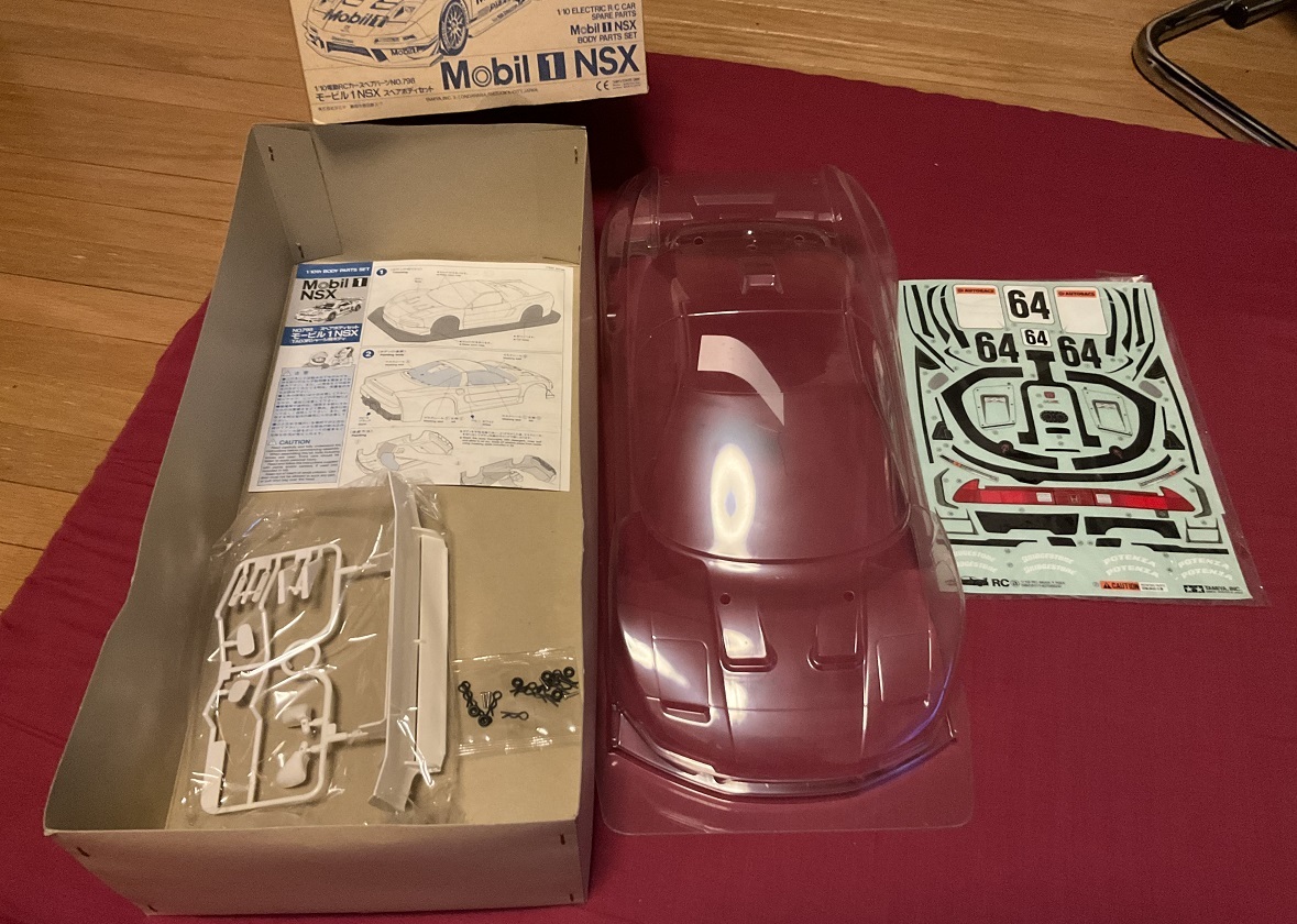 6SAM33【新品未使用】タミヤ1/10 モービル1 NSX スペアボディセット Yahoo!オークション - タミヤ 1/10 モービル1 NSX スペアボディ