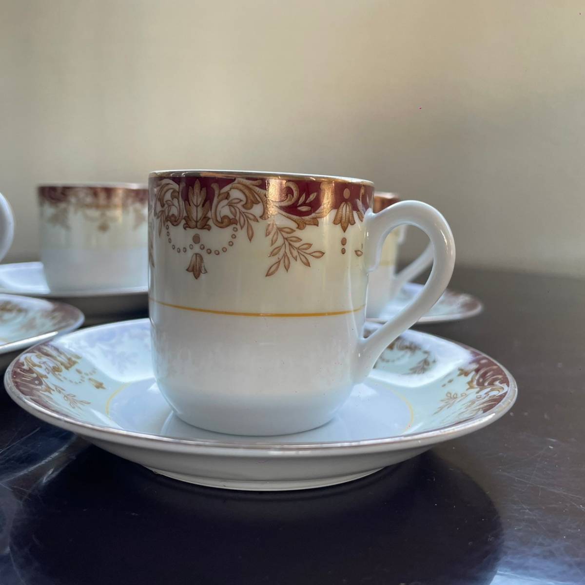 TD4 陶器 東洋陶器会社 カップ&ソーサー 4点 洋食器 珈琲 紅茶 ティーカップ コーヒーカップ 在銘 レトロ アンティーク 柄 金彩(コーヒー、 ティー兼用)|売買されたオークション情報、yahooの商品情報をアーカイブ公開 - オークファン(aucfan.com) TD4 陶器 東洋陶器会社 カップ&ソーサー 4点 洋食器 珈琲 紅茶 ティーカップ コーヒーカップ 在銘 レトロ アンティーク 柄 金彩(コーヒー、 ティー兼用)|売買されたオークション情報、yahooの商品情報をアーカイブ公開 - オークファン(aucfan.com)