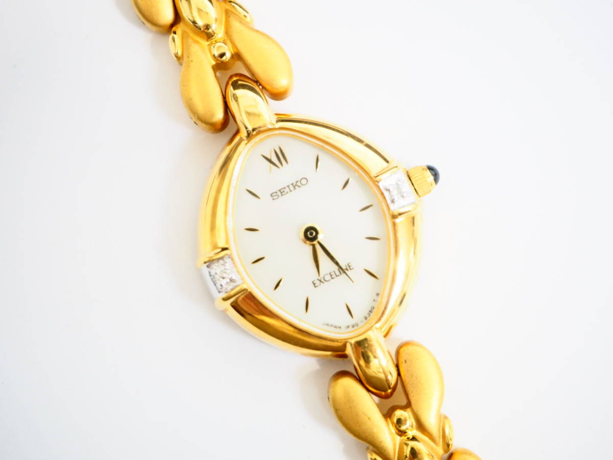 【6Pダイヤモンド】SEIKO ‘セイコー 時計‘ エクセリーヌ ☆極美品☆ Yahoo!オークション - 美品 SEIKO/セイコー EXCELINE/エク