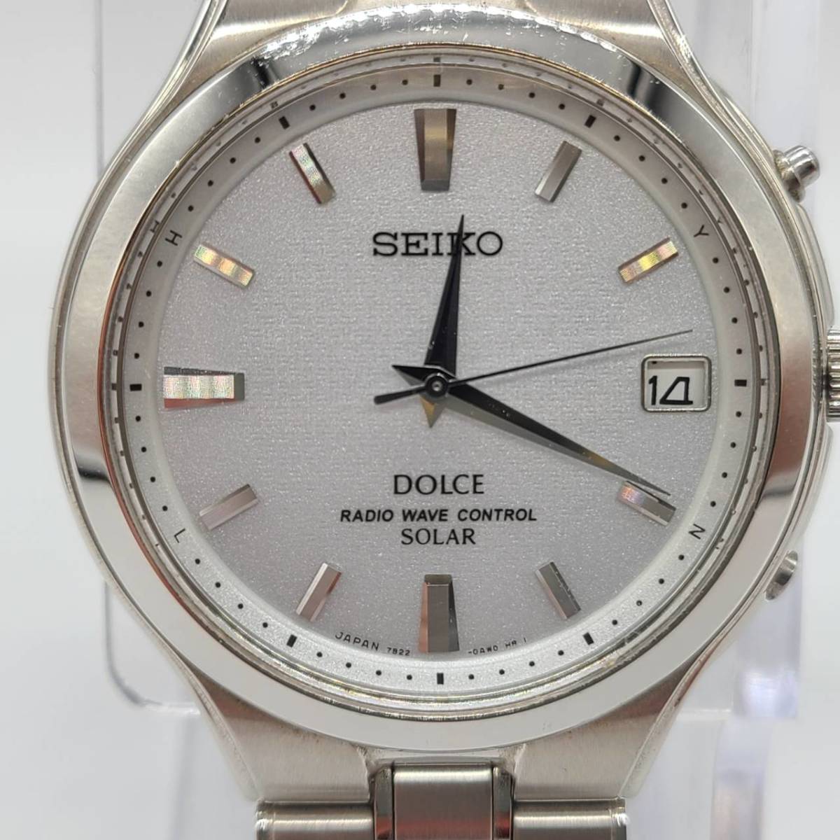 Ｔ☆稼働品☆【SEIKO セイコー】DOLCE ドルチェ 7B22-0AK0 ホワイト