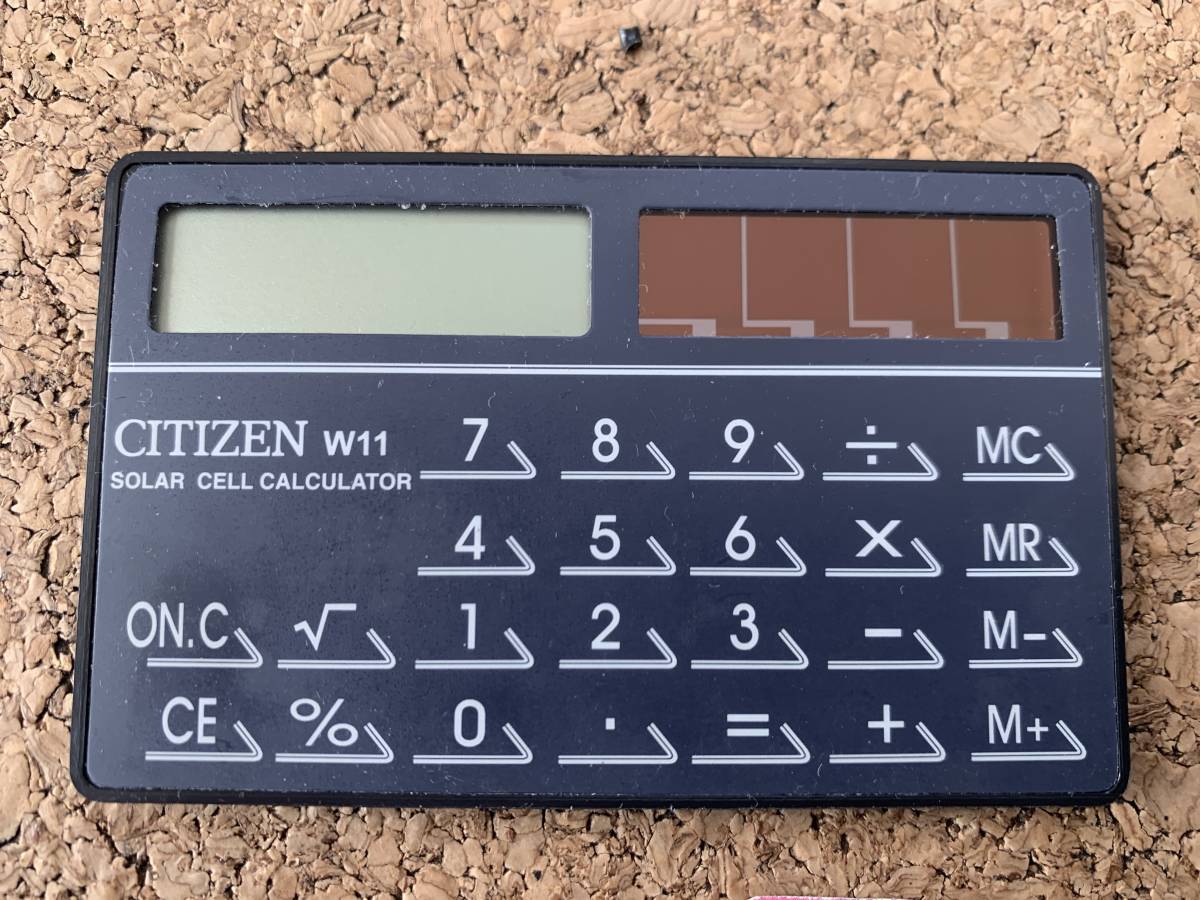 CITIZEN card size count machine W11 Junk Citizen 