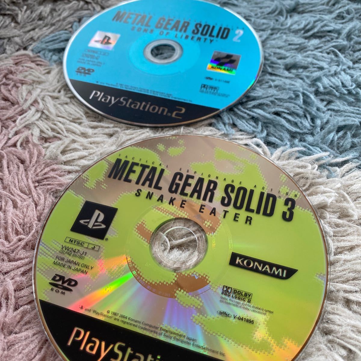 PS2 .3 メタルギアソリッド METAL GEAR SOLID ソフト3枚