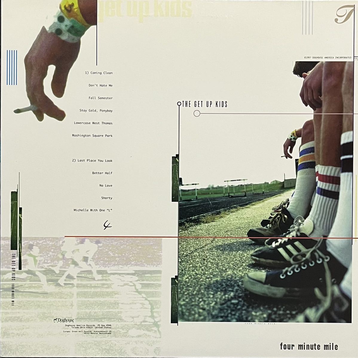 【 The Get Up Kids Four Minute Mile 】LP Vinyl 廃盤 ザ・ゲット・アップ・キッズ Power Pop Emo Shellac エモ パワーポップ Fuji Rock_画像2