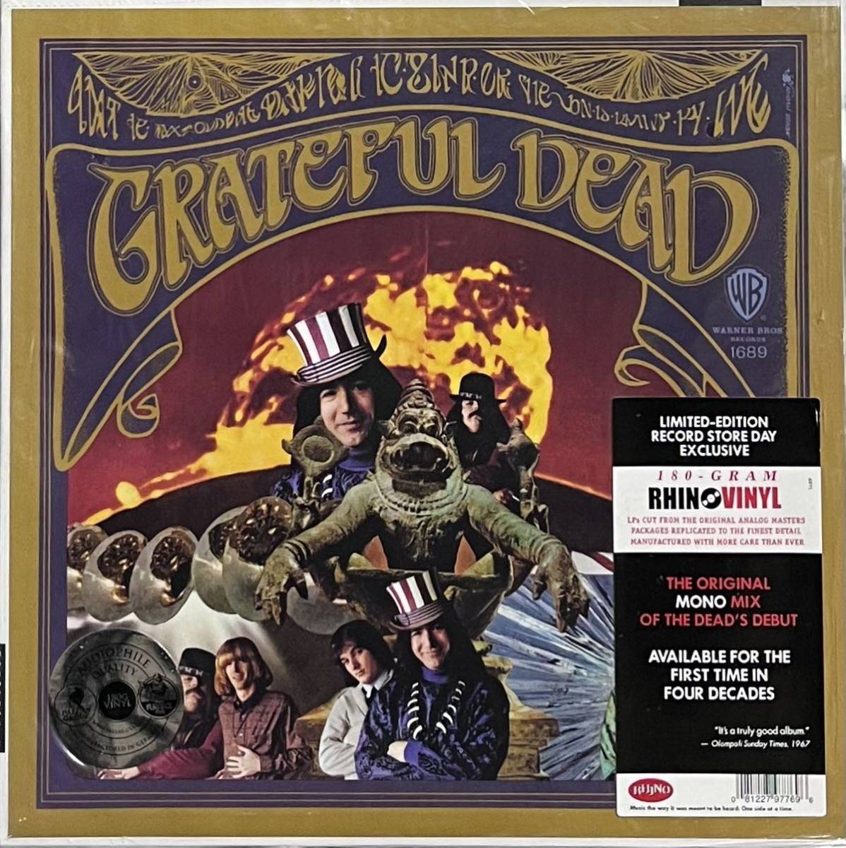 【 The Grateful Dead 】Psychedelic 1st LP 12” Mono Record Store Day  пластинка  180g Vinyl Rhino  серый  ...  полный  *   DEAD   DEAD ...