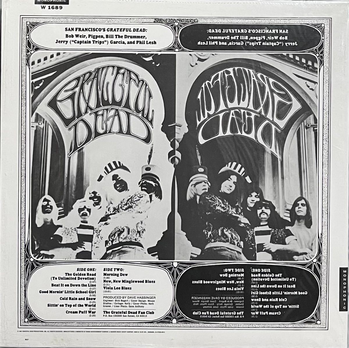 【 The Grateful Dead 】Psychedelic 1st LP 12” Mono Record Store Day  пластинка  180g Vinyl Rhino  серый  ...  полный  *   DEAD   DEAD ...