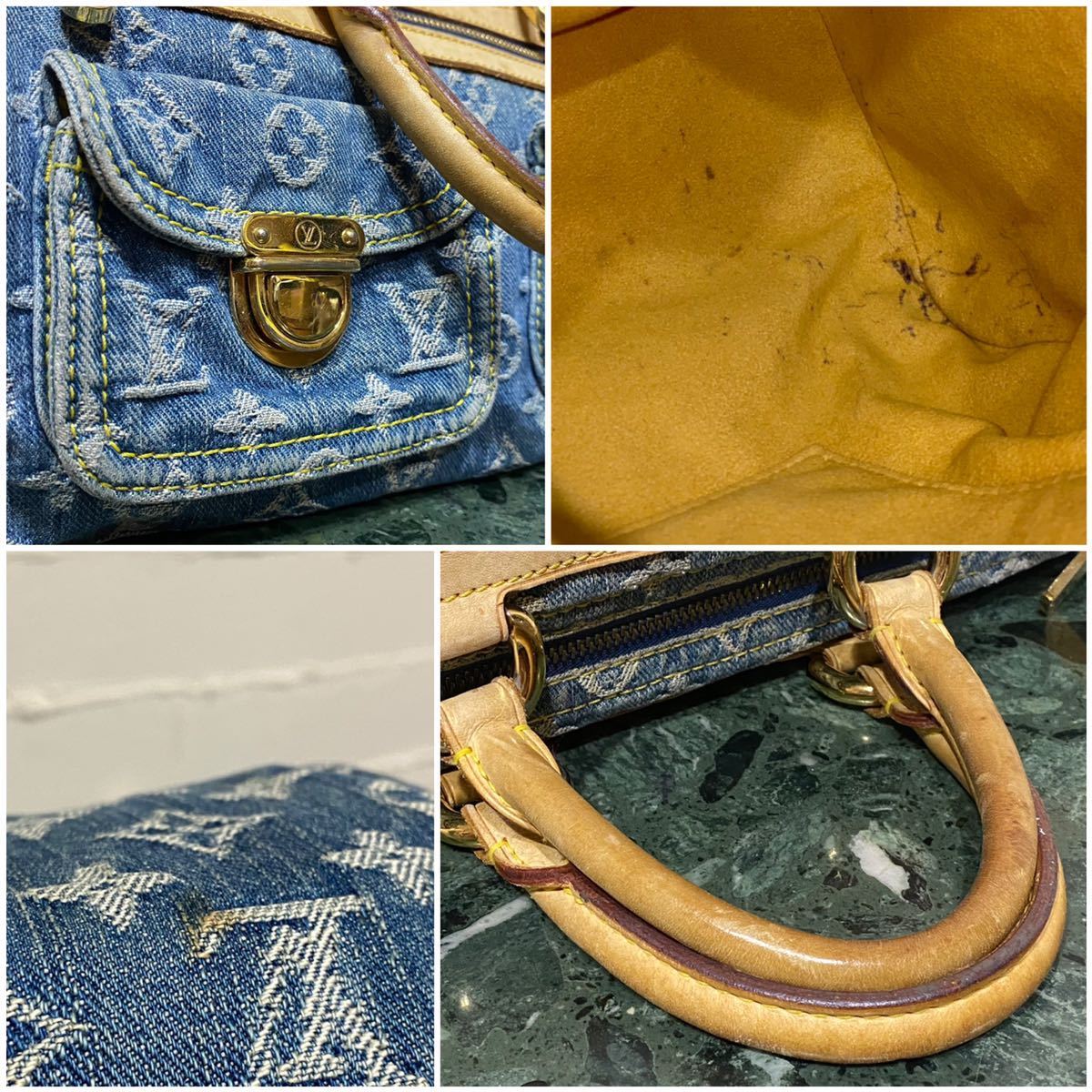 希少 Louis Vuitton モノグラムデニム ネオスピーディ 希少 Louis Vuitton モノグラムデニム ネオスピーディ