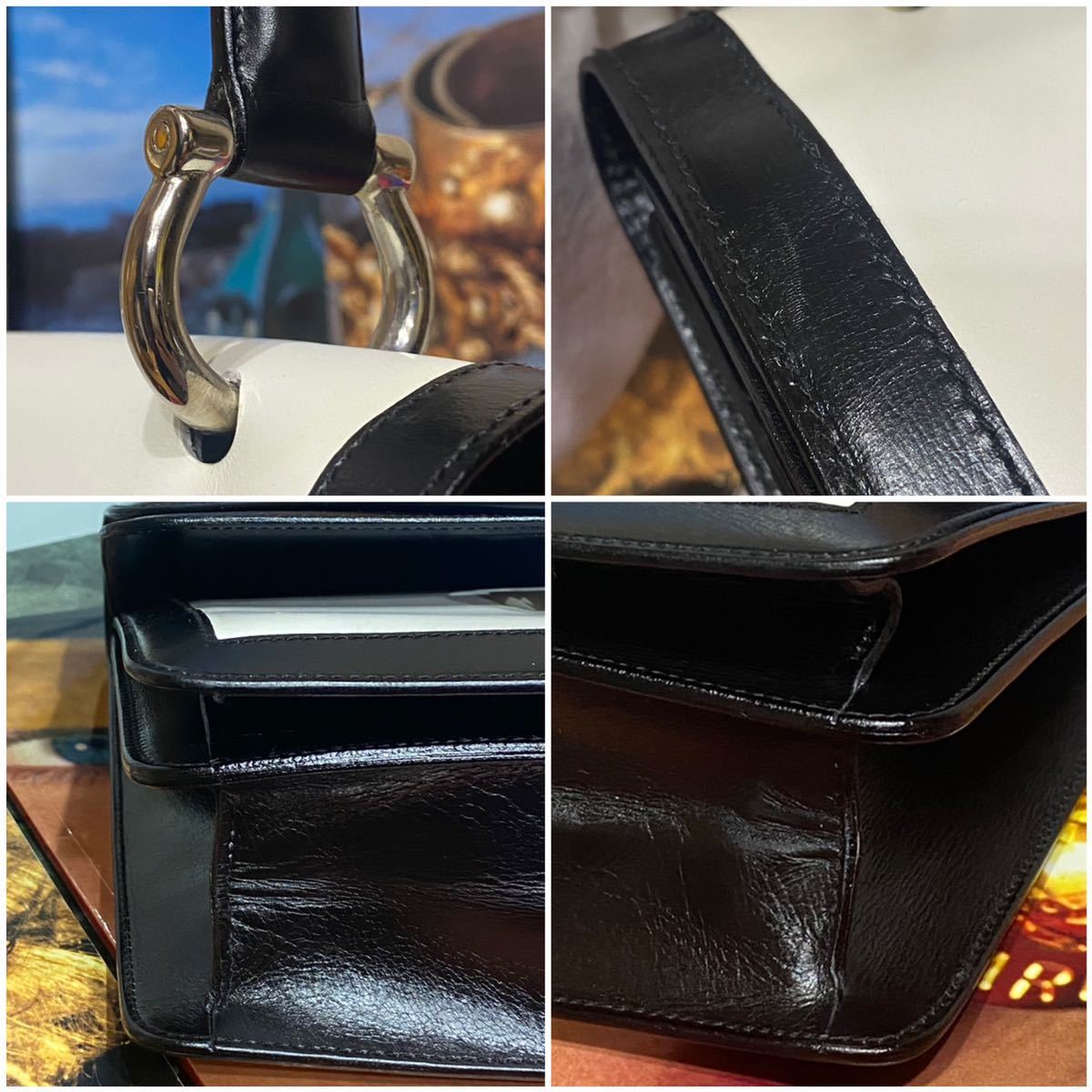 激レア 希少 VINTAGE OLD CELINE バイカラー ダブルフラップ 激レア 希少 VINTAGE OLD CELINE バイカラー ダブルフラップ