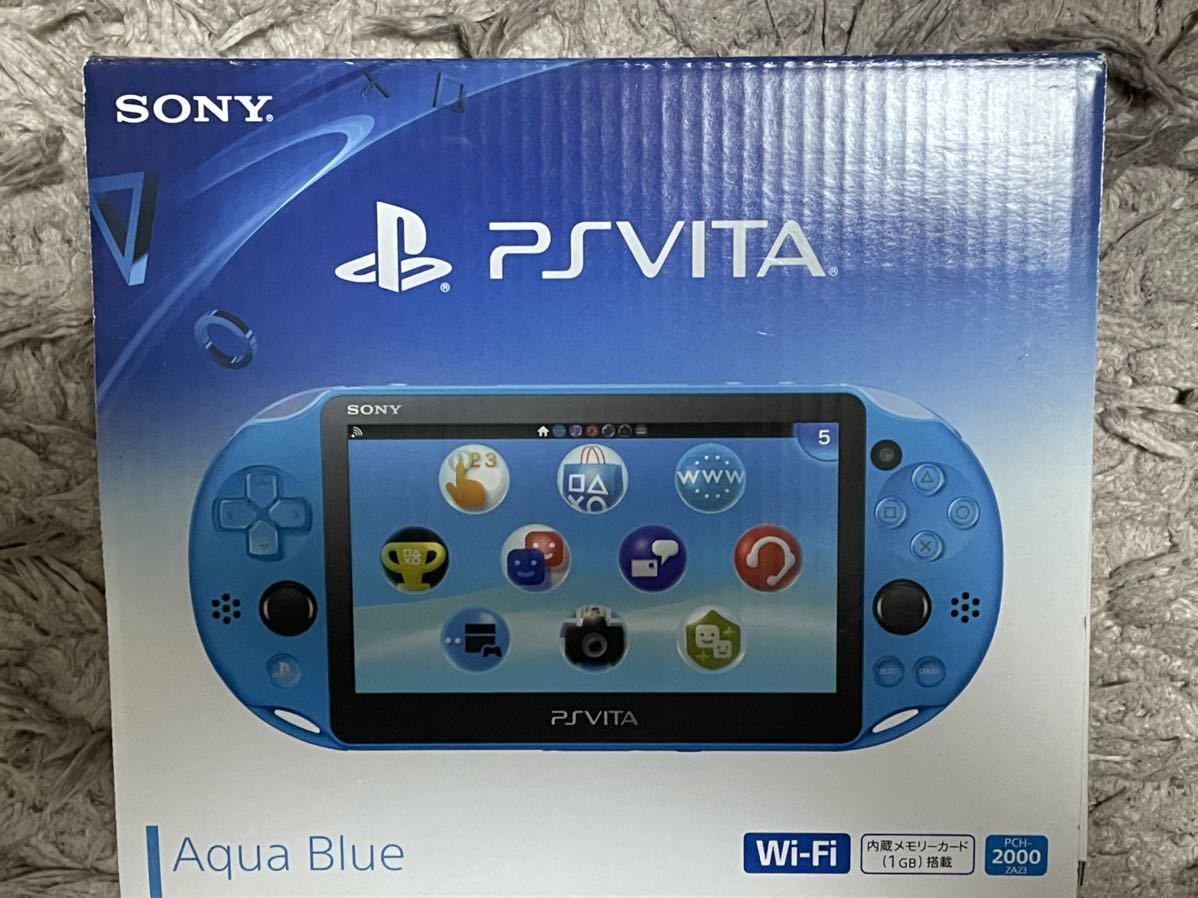 人気の SONY PS PS Vita PCH-2000 アクアブルー完品 Wi-Fiモデル - www