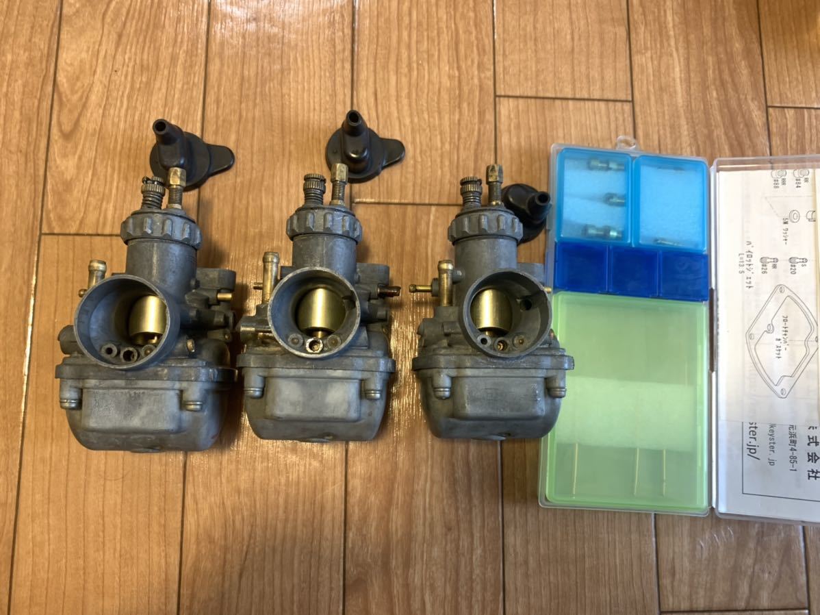 カワサキ KH 250 250ss キャブ 分解清掃済み (検 250ss 350ss KH400