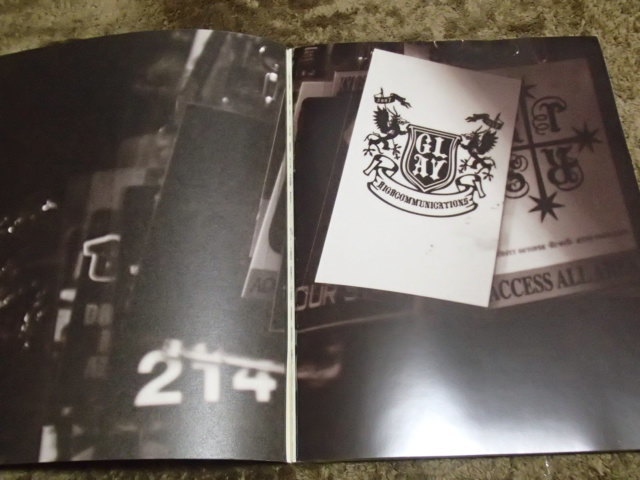 GLAY HIGH COMMUNICATIONS TOUR 2007～2008　ツアーパンフレット_画像2