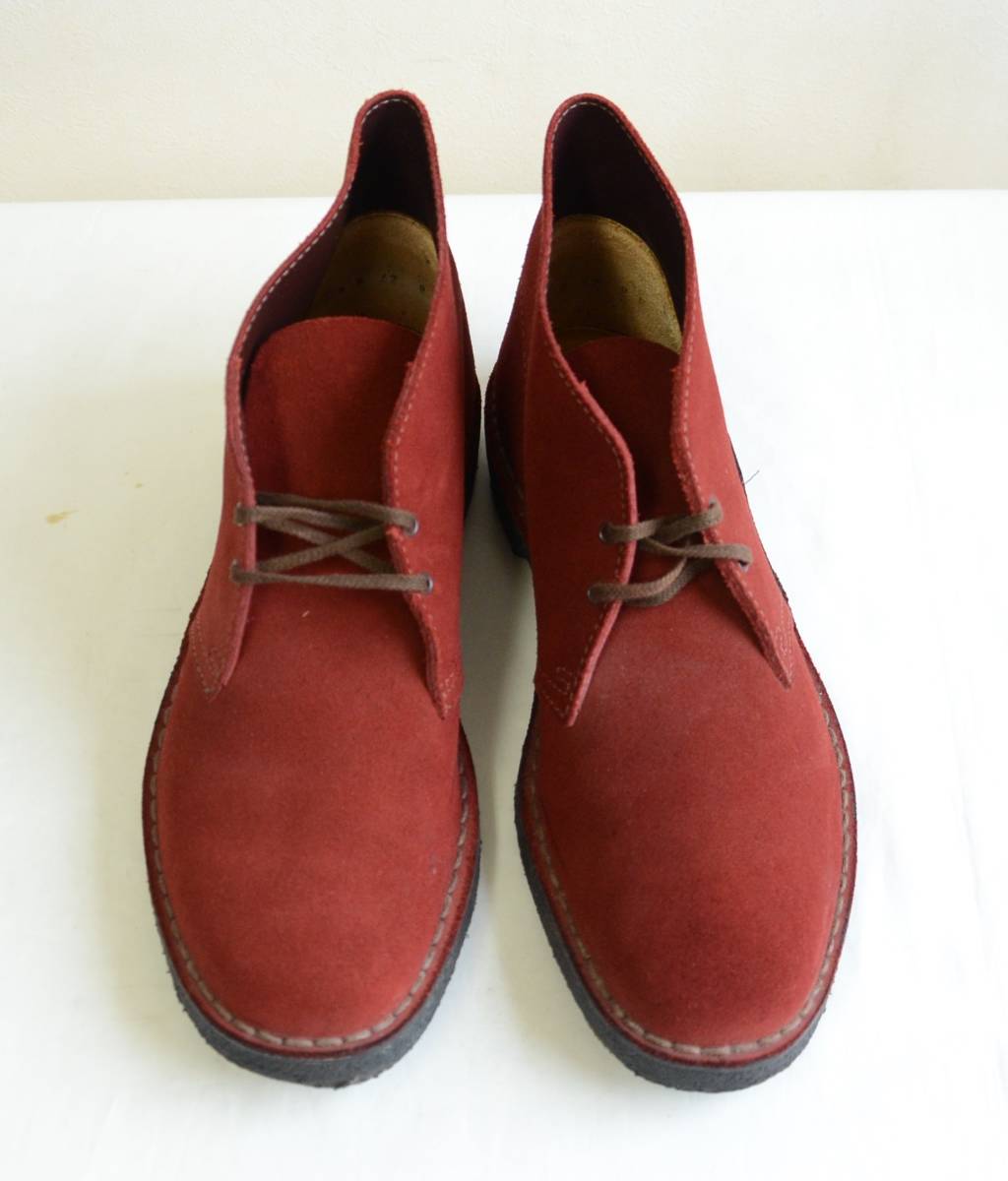 美used 英国製 クラークス デザートブーツ スエード UK9 42 27cm