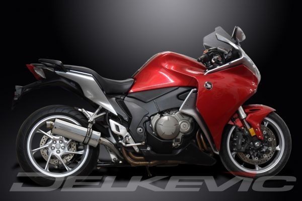 DELKEVIC スリップオンステンレスオーバルマフラー★HONDA VFR1200 / F 2010-2016 350mm KIT04A9_画像3