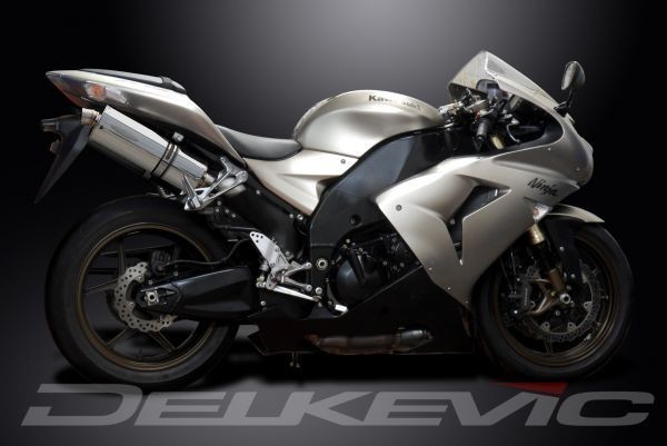 DELKEVIC スリップオンステンレスオーバルマフラー☆KAWASAKI DELKEVIC スリップオンステンレスオーバルマフラー☆KAWASAKI