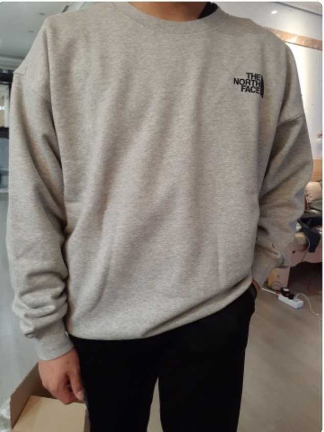新品タグ付き THE NORTH FACE スウェット グレー は自分にプチご褒美を