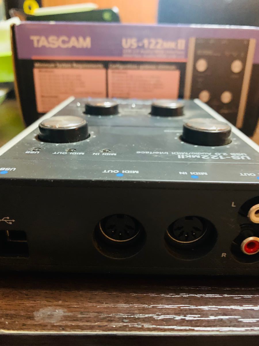 早い者勝ち！TEAC US-122MK2 TASCAM MIDI オーディオインターフェース USBオーディオインターフェース