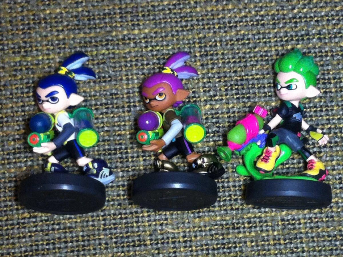 amiibo スプラトゥーン 全16種類セット アミーボ タコ ガール ボーイ ヒメ イイダ アオリ ホタル イカ