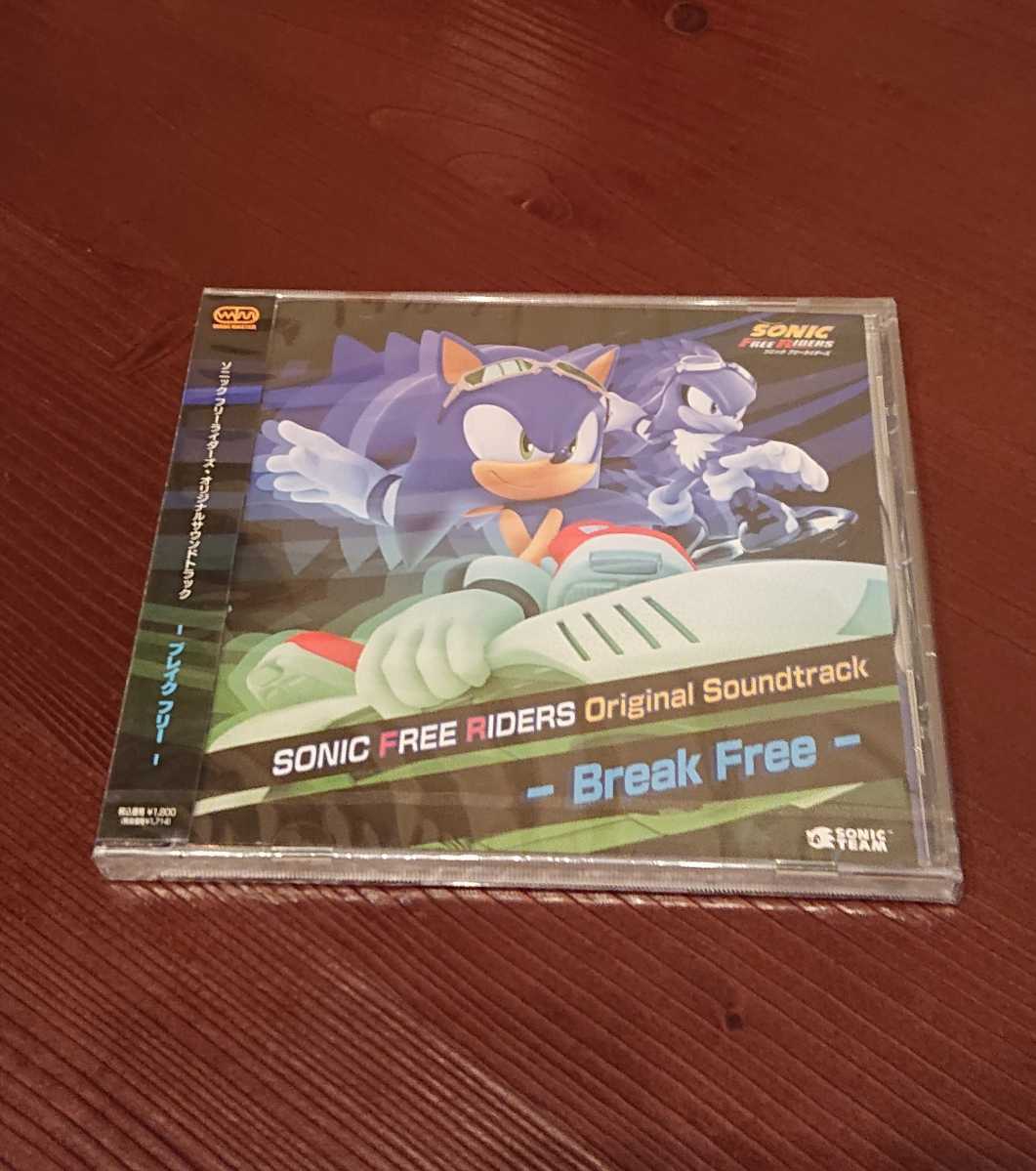 「ソニック フリーライダーズ」オリジナルサウンドトラック 未開封 CD SONIC FREE RIDERS Original Soundtrack -Break Free- SEGA XBOX360_画像3