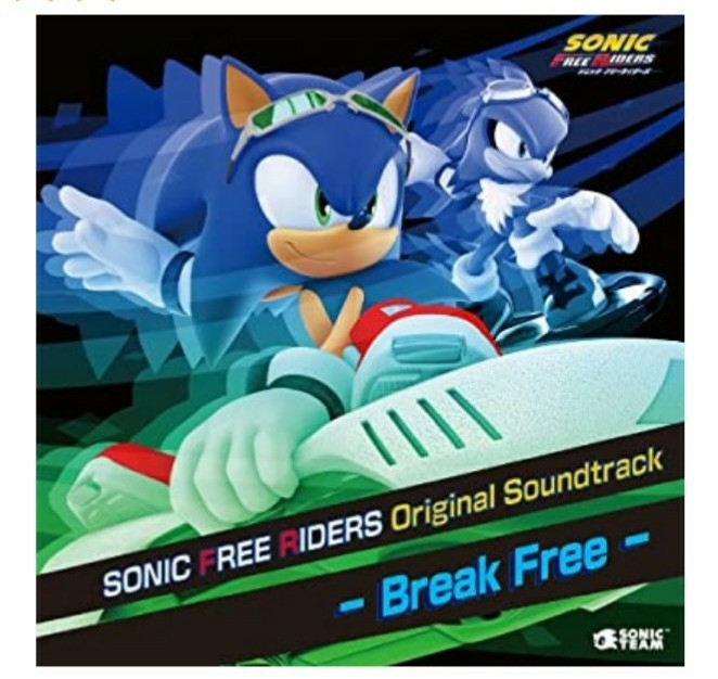 「ソニック フリーライダーズ」オリジナルサウンドトラック 未開封 CD SONIC FREE RIDERS Original Soundtrack -Break Free- SEGA XBOX360_画像1