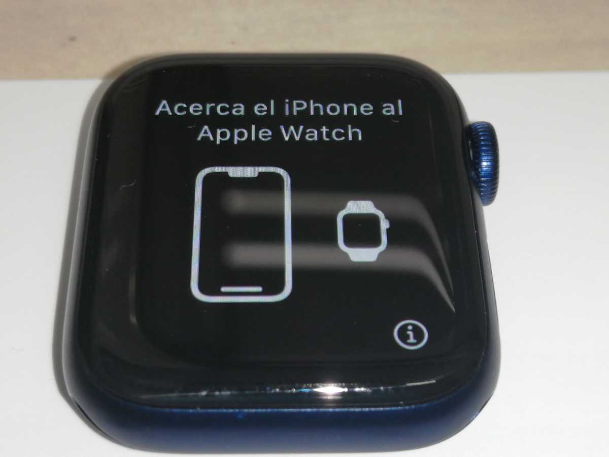 純正直営 Apple Watch Series6 40mm ブルー　アルミニウム　GPSモデル 