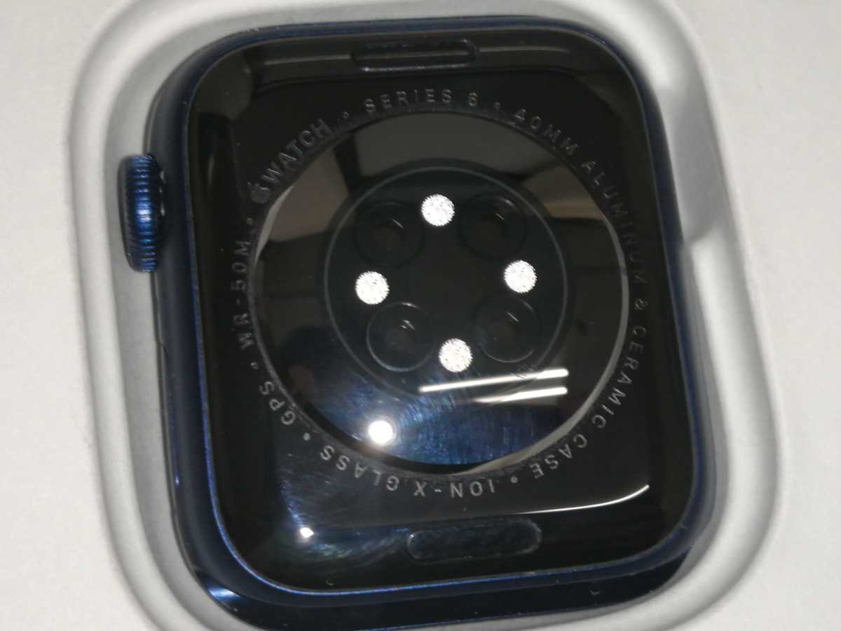 純正直営 Apple Watch Series6 40mm ブルー　アルミニウム　GPSモデル 