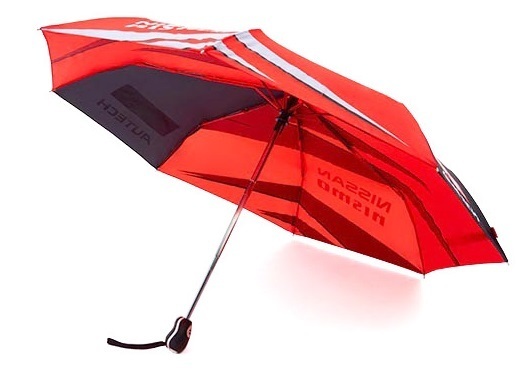  Nissan collection GT compact umbrella folding umbrella black total length 55cm spo nsa- with logo NISSAN nismo MOTUL AUTECH Nissan 