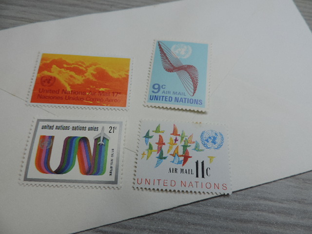 １円スタート　　★国際連合　初日カバー他★　　ＵＮＩＴＥＤ　ＮＡＴＩＯＮＳ　ＨＥＡＤＱＡＲＴＥＲＳ　　　_画像9