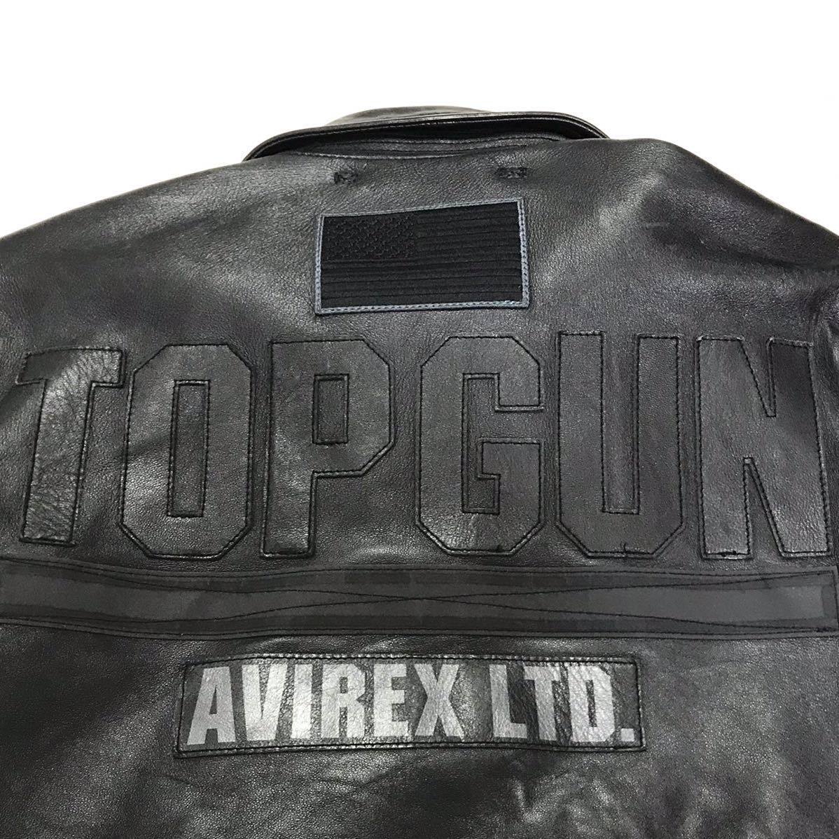 定8.1万正規美品 AVIREX アヴィレックス CWUトップガン レザー 定8.1万正規美品 AVIREX アヴィレックス CWUトップガン レザー