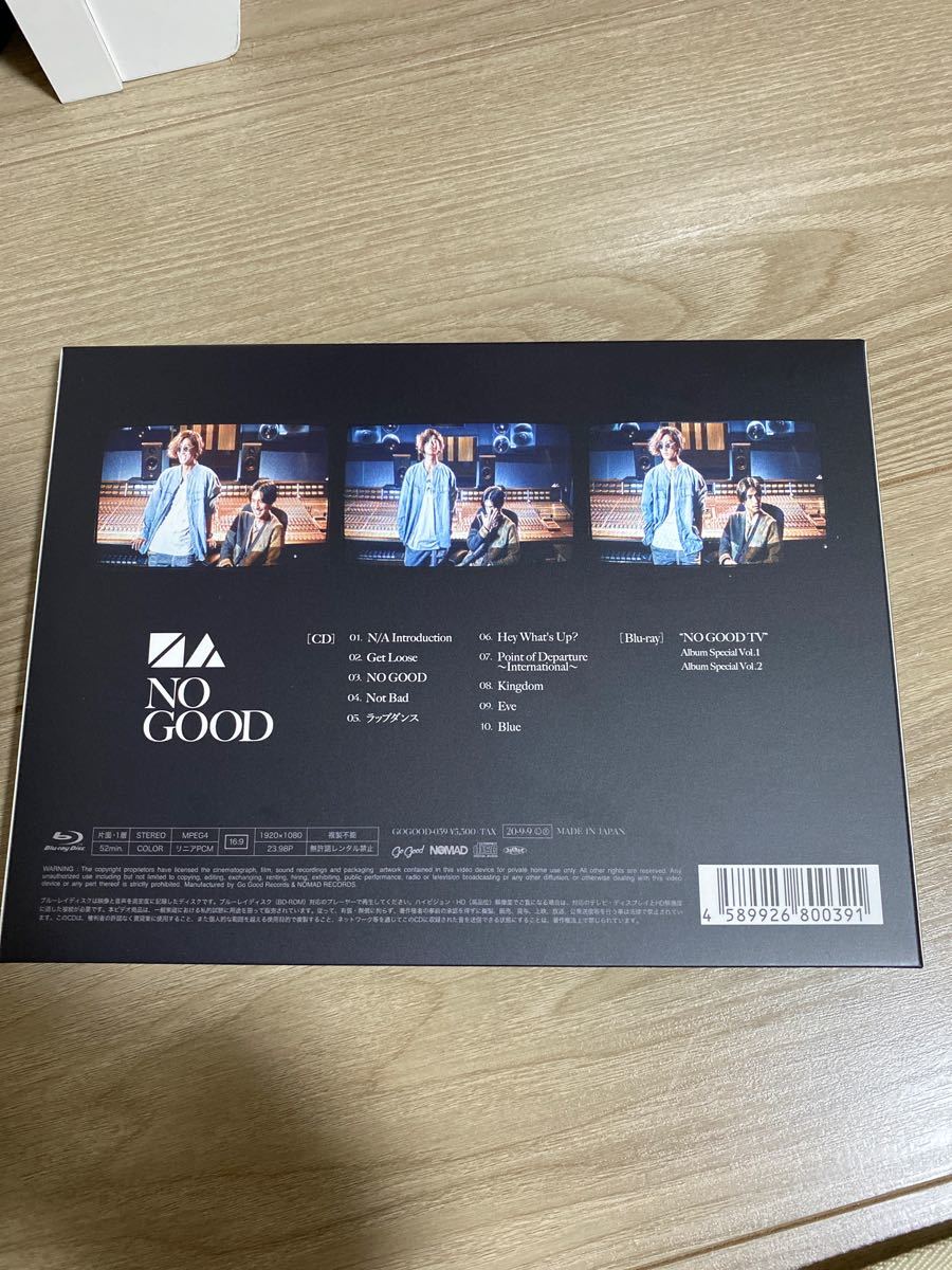 初回限定盤B Blu-ray+Photo Book付 N/A CD+Blu-ray+Photo Book/NO GOOD 