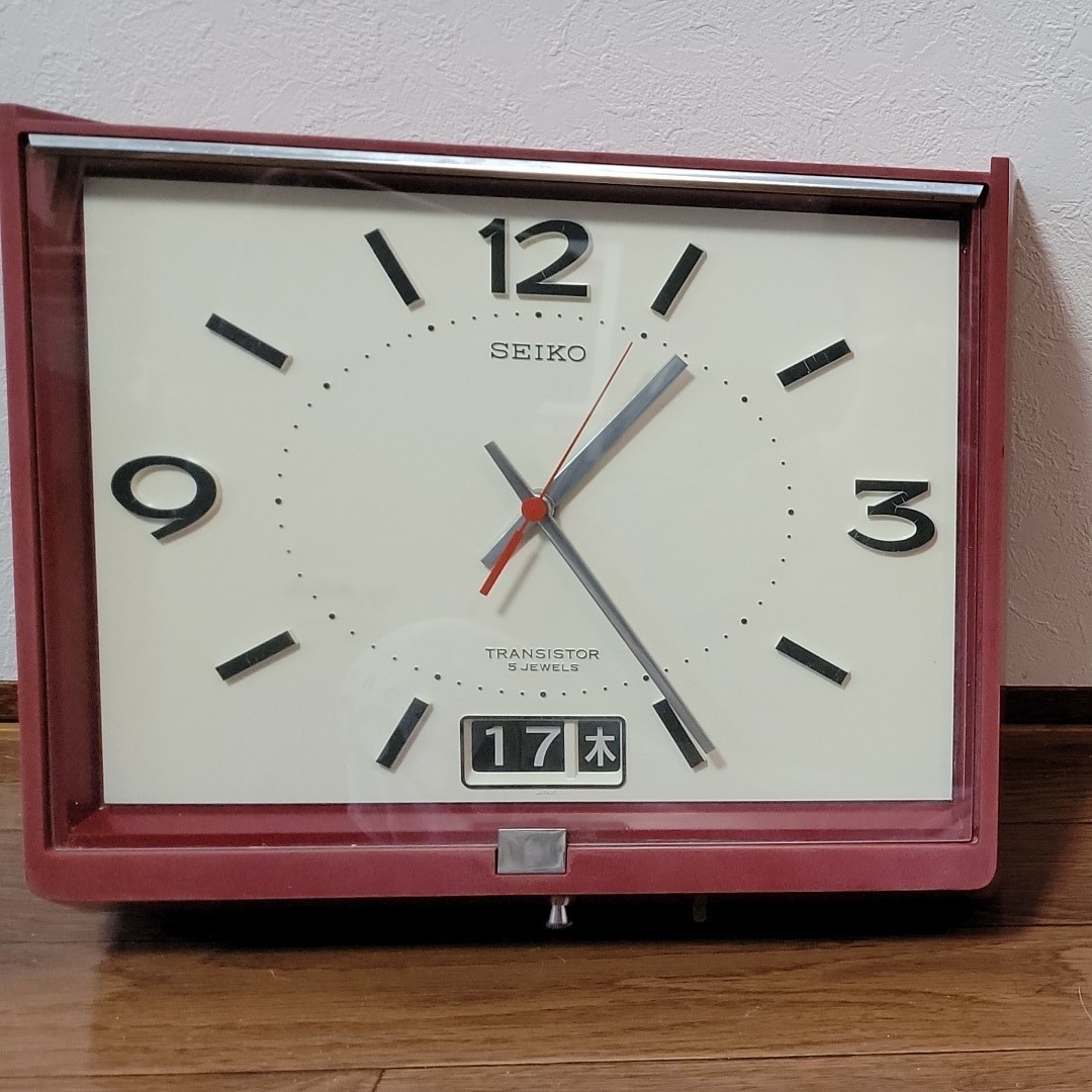 セイコー SEIKO トランジスタ クロック 壁掛け時計 昭和レトロ セイコー SEIKO トランジスタ クロック 壁掛け時計 昭和レトロ