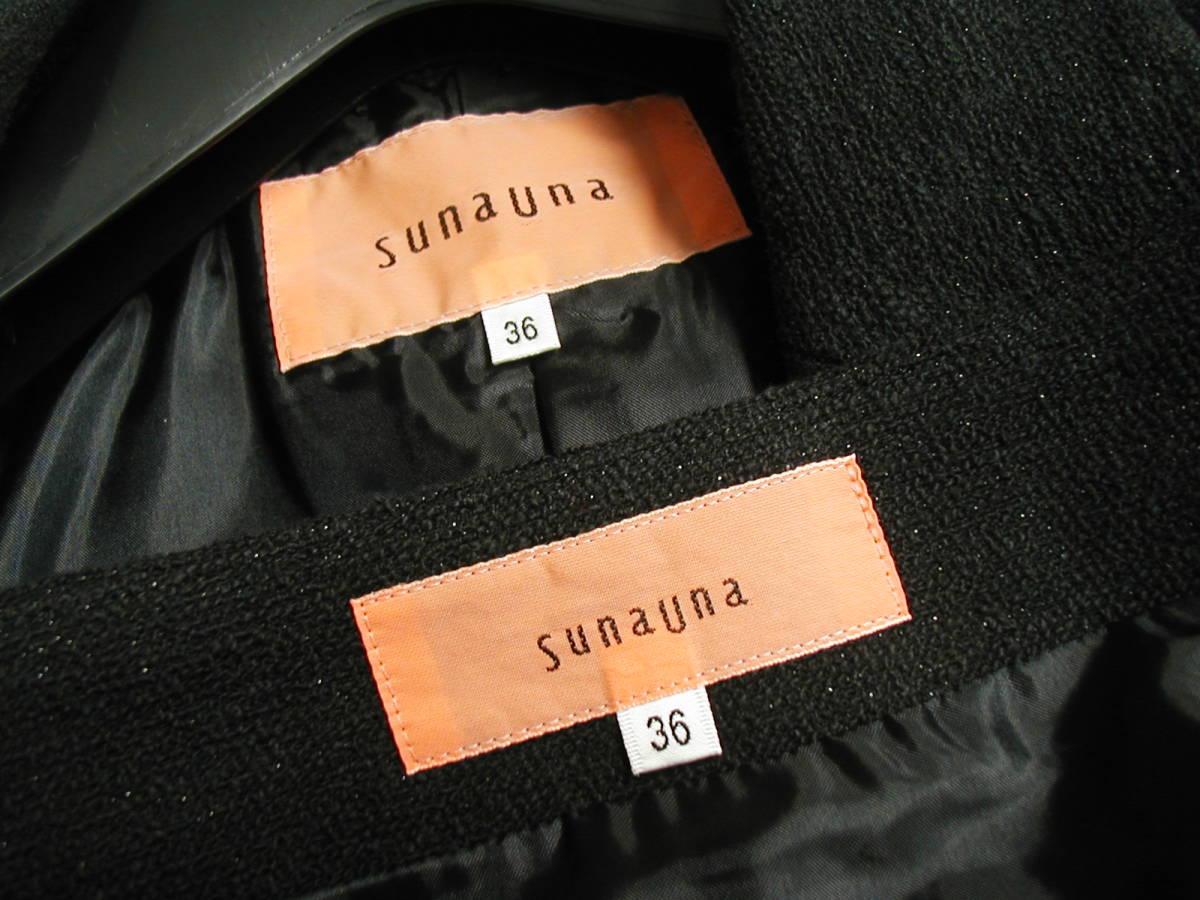  SunaUna. костюм * размер 36* входить . тип * входить . тип / церемония /oke- John / чёрный / черный / world / жакет / юбка 