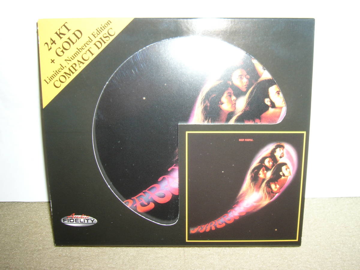 第二期Deep Purple 米国での成功第一歩 意欲的大傑作「Fireball」Audio Fidelity社リマスターGold CD仕様限定盤 輸入盤中古。