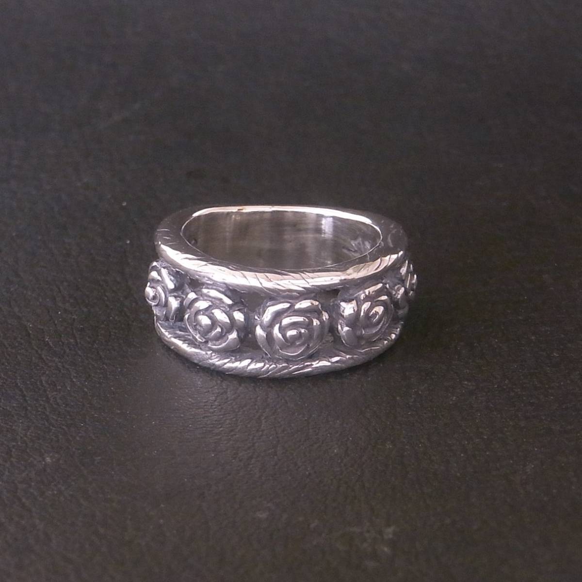 Beauty Walker Travis Worker Rose Channel Ring Silver 925 № 15