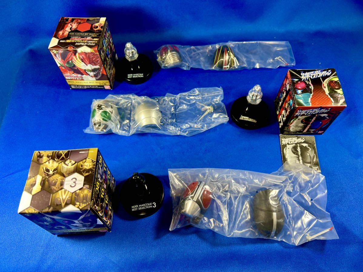  immediately new goods unopened rider mask collection Kamen Rider BLACK shadow moon RX luminescence pedestal mask . world masker world trout kore3 kind 