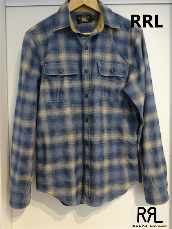 逸品】 ラルフローレン ダブルアールエル ネルシャツ o1saude.com.br