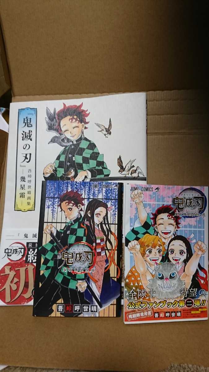 【新品】 鬼滅の刃 吾峠呼世晴画集 ―幾星霜― 公式ファンブック 鬼殺隊見聞録 弐 3冊セット きめつのやいば ごとうげこよはる