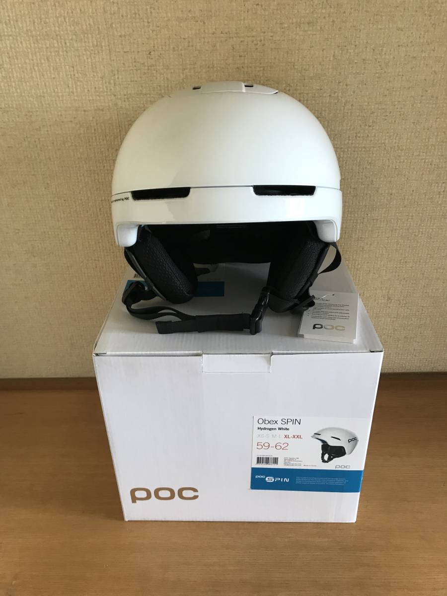 美品 新品未使用 POC Obex SPIN White XL-XXL 59-62 日本仕様