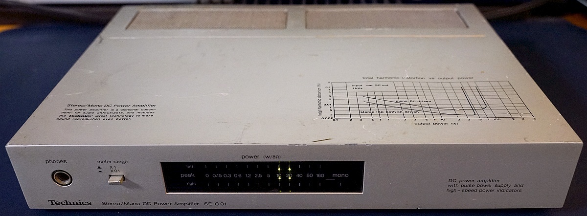 Yahoo!オークション - Technics SE-C01(小型パワーアンプ)動作品 Yahoo!オークション - Technics SE-C01(小型パワーアンプ)動作品