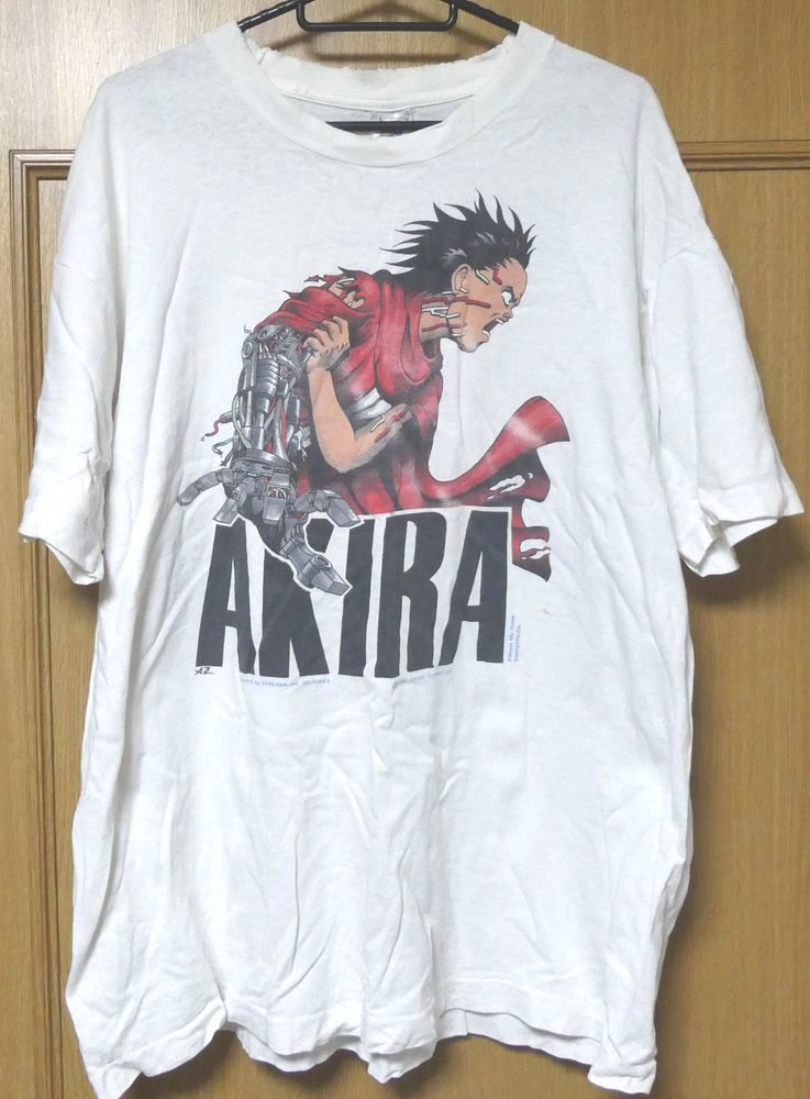 90年代 ヴィンテージ AKIRA 鉄雄 Lサイズ 白 Tシャツ バックプリント