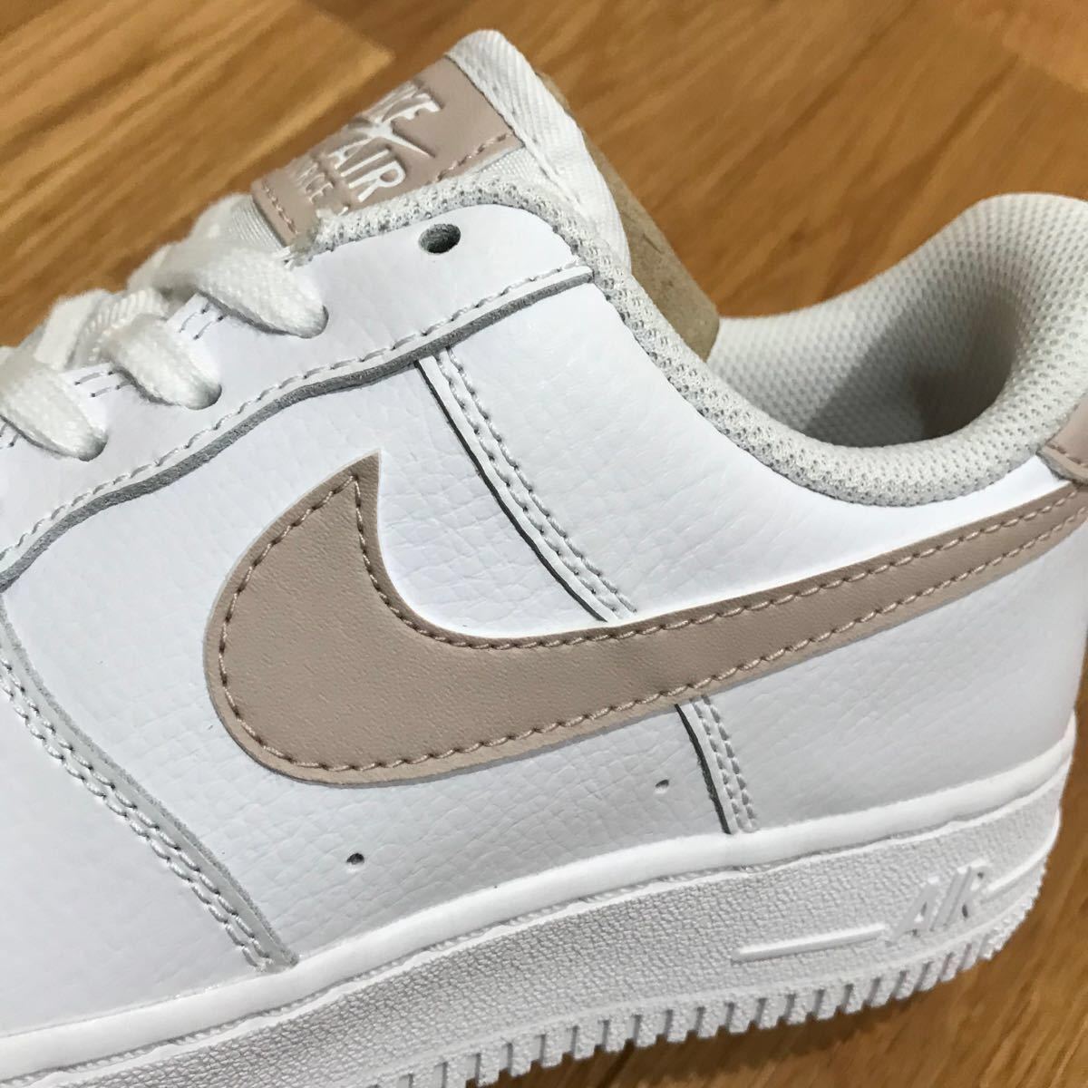 ナイキ エアフォース1 サテン ピンク Nike Air Force1 07 AF1 23.5cm ピンク ベージュ