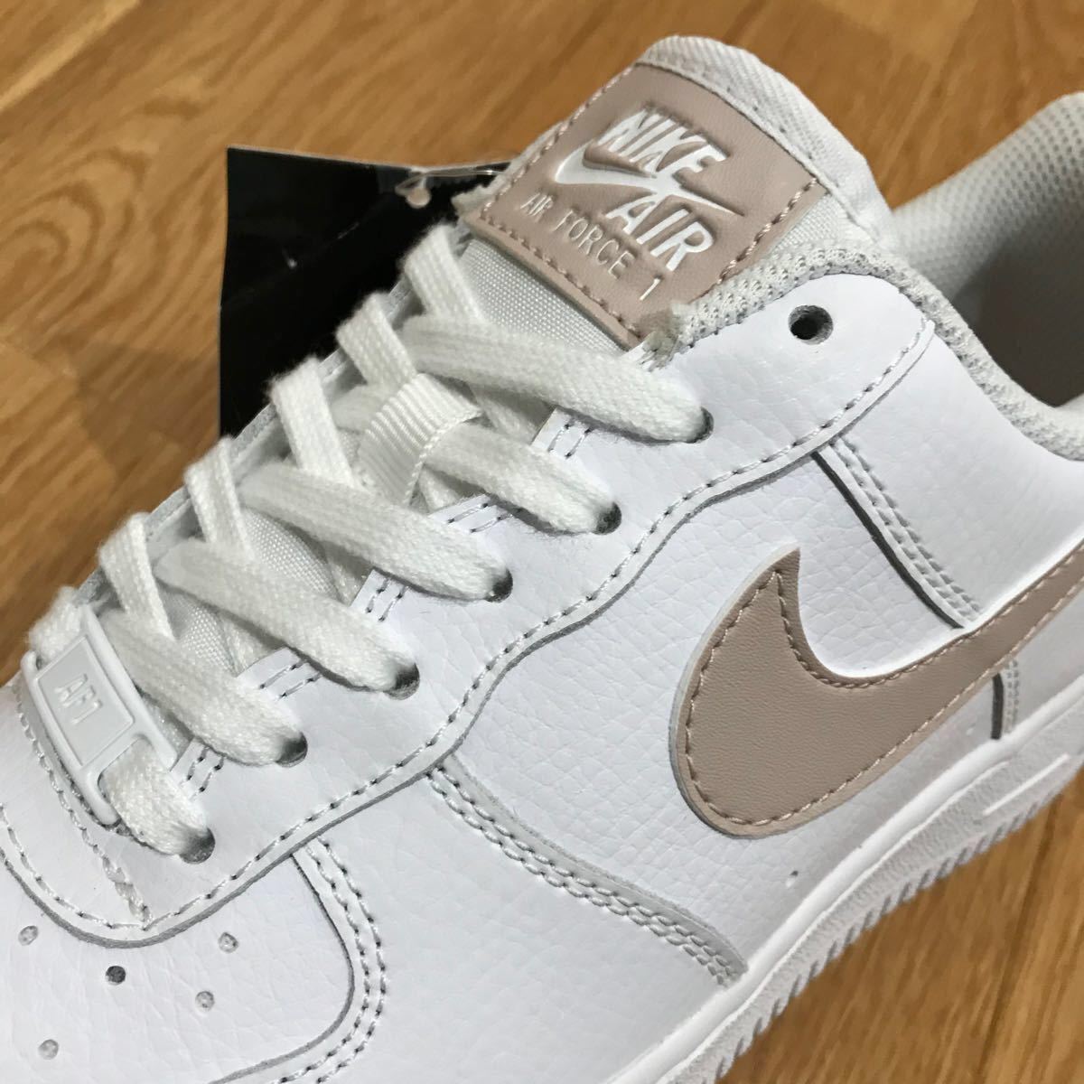 ナイキ エアフォース1 サテン ピンク Nike Air Force1 07 AF1 23.5cm ピンク ベージュ