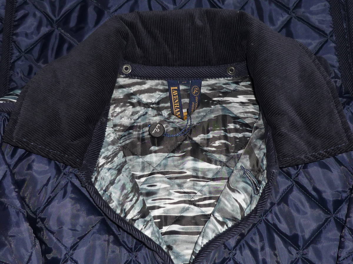 ラヴェンハムXポールスミス キルティングジャケット紺英国製サイズ４０ 