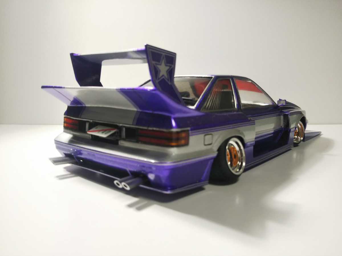 アオシマ プラモデル 1/24 10ソアラ シルエット 街道レーサー アオシマ プラモデル 1/24 10ソアラ シルエット 街道レーサー