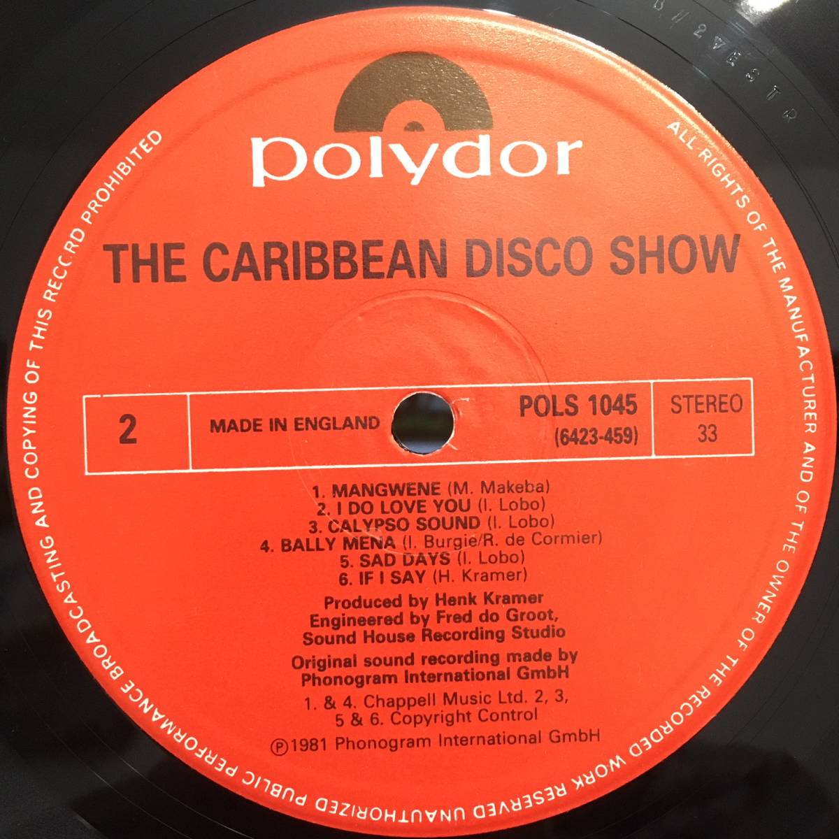 LP ★ Lobo - The Caribbean Disco Show ★ ディスコ オルガンバー サバービア フリーソウル クボタタケシ muro ダンクラ レコード_画像4