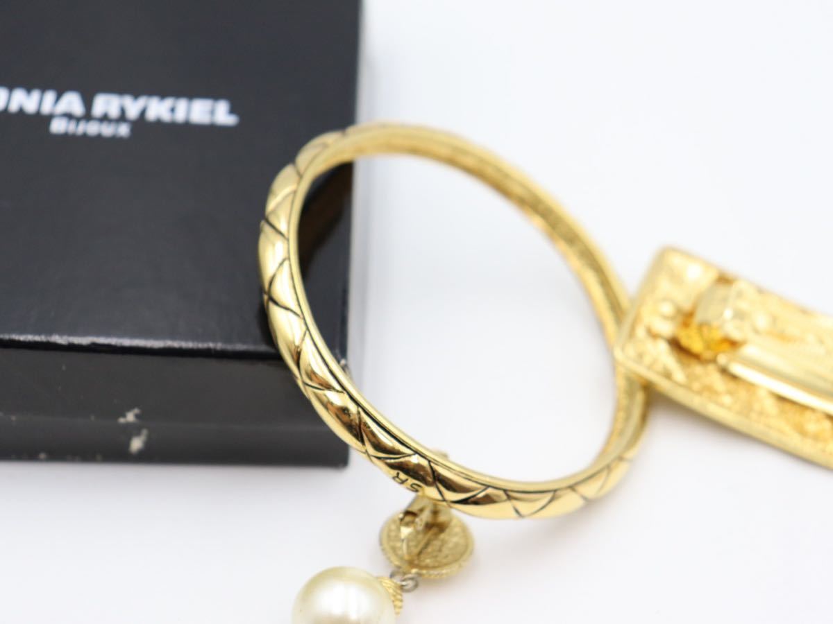 3点まとめ】箱付き ソニアリキエル バングル バレッタSONIA RYKIEL