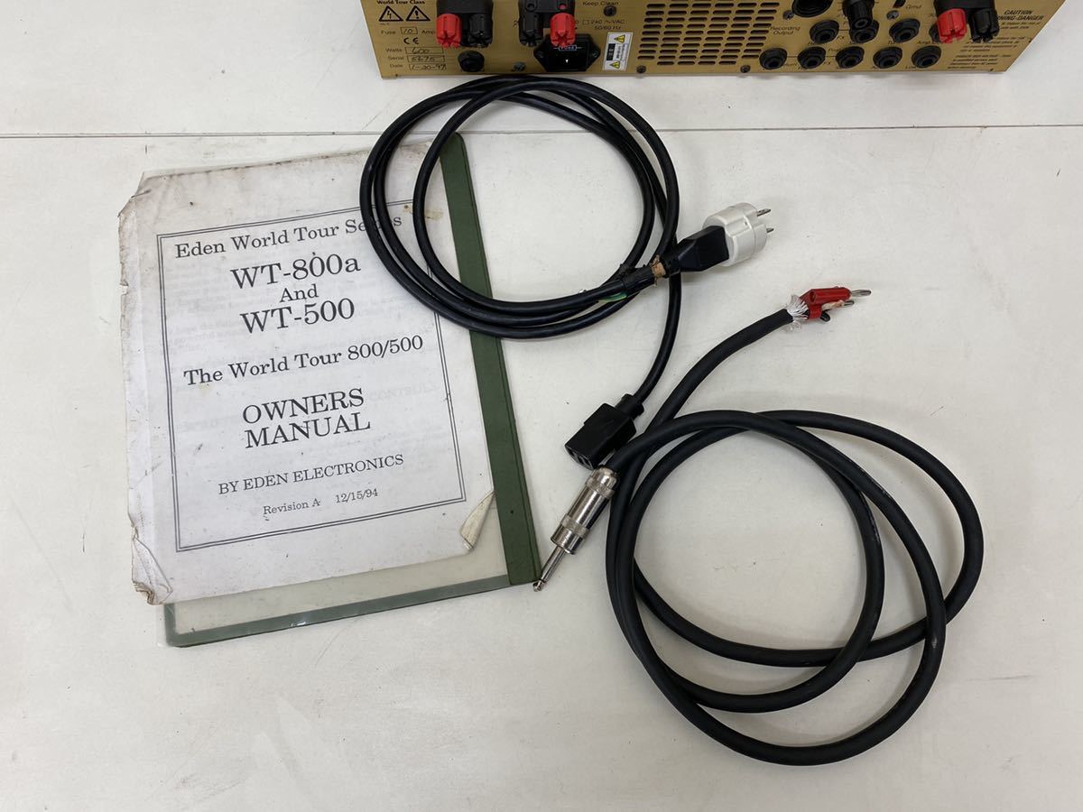 EDEN WT-600 Road Runner 音出し確認済 エデン ベースアンプ ヘッド EDEN WT-600 Road Runner 音出し確認済 エデン ベースアンプ ヘッド
