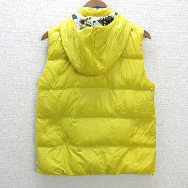 k# Titicaca /TITICACAf-ti down vest JKT[L] yellow /MENS#2[ used ]